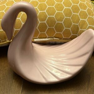 Porcelain baby pink swan